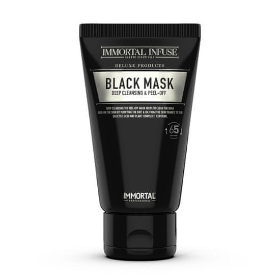 IMMORTAL INFUSE Black Peel Off & Cleansing Mask černá slupovací maska na obličej 150 ml