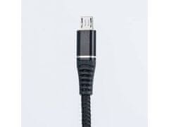 Bomba USB Data kabel extra ohebný micro USB 1M Barva: Černá