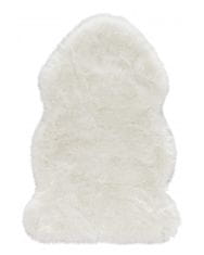 Mint Rugs Kusový koberec Superior 103347 Uni White (kůže) 90x140 tvar kožešiny