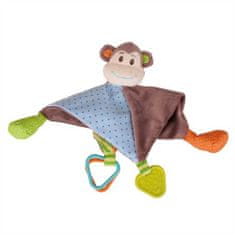 Bigjigs Toys Bigjigs Baby Textilní muchlánek opička Cheeky
