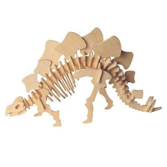 Woodcraft Woodcraft Dřevěné 3D puzzle velký Stegosaurus