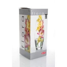VETRO PLUS PASABAHCE Váza skleněná zaoblená FLORA 26 cm
