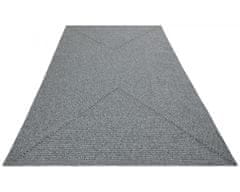 NORTHRUGS Kusový koberec Braided 105551 Light Grey – na ven i na doma 80x150