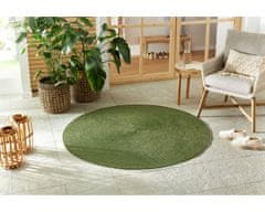 NORTHRUGS Kusový koberec Braided 105554 Green kruh – na ven i na doma 150x150 (průměr) kruh