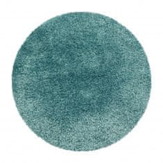 Ayyildiz Kusový koberec Brilliant Shaggy 4200 Aqua kruh 80x80 (průměr) kruh