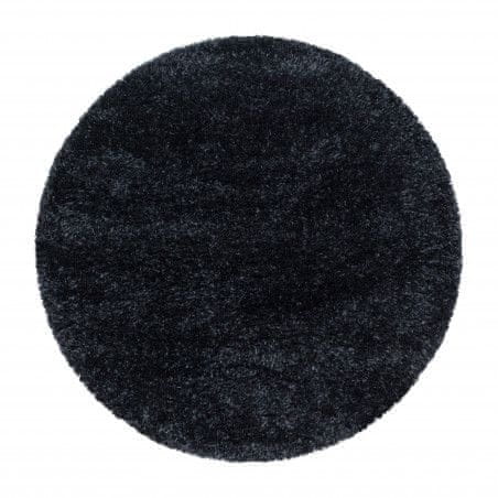 Ayyildiz AKCE: 80x80 (průměr) kruh cm Kusový koberec Brilliant Shaggy 4200 Black kruh