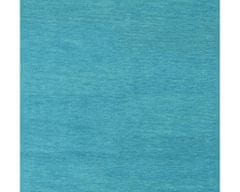 Ručně všívaný kusový koberec Asra wool tyrkys 160x230