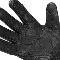 W-TEC Dámské kožené moto rukavice Perchta Barva černá, Velikost XL