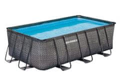 Marimex Bazén Florida Premium 2,15 x 4,00 x 1,22 m - dekor RATTAN bez filtrace