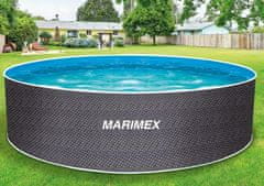 Marimex Bazén Orlando Premium DL 4,6 x 1,22 m, motiv Ratan bez filtrace
