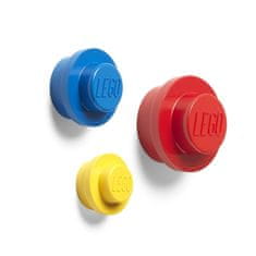 LEGO LEGO věšák na zeď, 3 ks - žlutá, modrá, červená