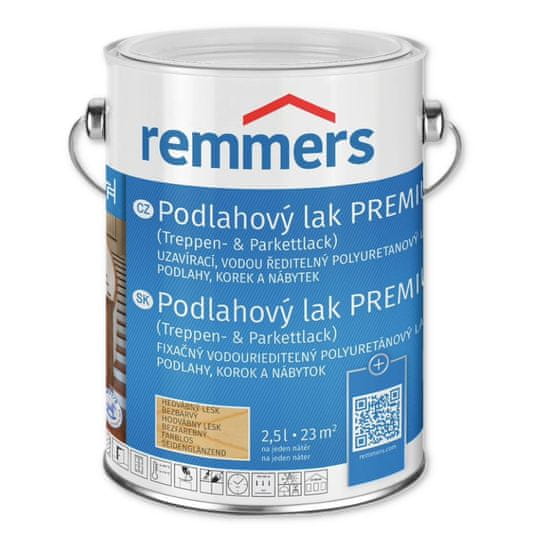 Remmers Podlahový lak PREMIUM hedvábný mat 0,75 l - bezbarvý lak na podlahy, korek, nábytek