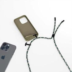 EPICO Silikonový kryt se šňůrkou pro iPhone 13 / 14 (6,1") 69210101500001 - zelená