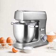 Northix Kitchen Machine, 2100W - 7.5 L - Silver 