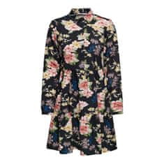 ONLY Dámské šaty ONLSANDY Regular Fit 15285656 BLACK W/LENA FLOWER (Velikost S)