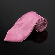 Northix Kostýmní doplňky | Kravata + kapesník + manžetové knoflíčky - růžová 