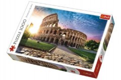 Trefl Puzzle Prosluněné Koloseum Řím 1000 dílků v krabici 40x27x6cm