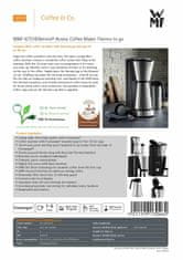 WMF Kávovar a termohrnek, stříbrná / WMF
