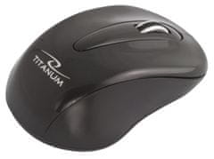 Titanum Myš optická bezdrátová TM104K 1000 DPI černá