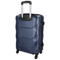 RGL Cestovní plastový kufr Sonrado vel. M, tmavě modrá