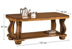 Pyka Konferenční stolek Parys - dřevo D3