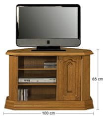 Pyka Rustikální TV stolek Kinga D - dřevo D3