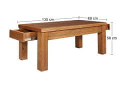 Pyka Konferenční stolek Maja - dřevo D3