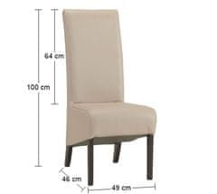 Pyka Jídelní židle Modern - wenge / latte (S21)