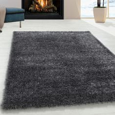 Ayyildiz Kusový koberec Brilliant Shaggy 4200 Grey 80x150
