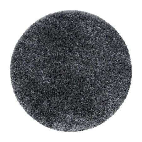 Ayyildiz Kusový koberec Brilliant Shaggy 4200 Grey kruh