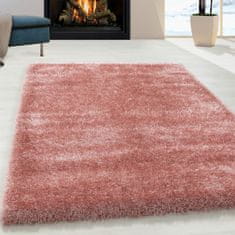 Ayyildiz Kusový koberec Brilliant Shaggy 4200 Rose 80x150