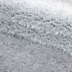 Ayyildiz Kusový koberec Brilliant Shaggy 4200 Silver kruh 80x80 (průměr) kruh