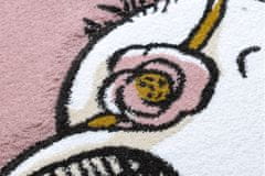 Dywany Łuszczów Dětský kusový koberec Petit Elephant stars pink kruh 140x140 (průměr) kruh