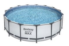 Bestway Bazén s konstrukcí 4,57 x 1,22m světle šedý set