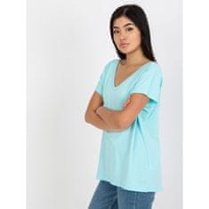 BASIC FEEL GOOD Dámské tričko z bavlny EMORY mátové RV-TS-4832.85_393413 XL