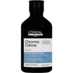 Loreal Professionnel Chroma Creme Shampoo Blue Dyes - šampon pro světle hnědé vlasy neutralizující oranžové tóny, 300 ml