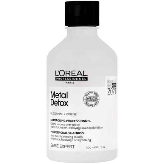 Loreal Professionnel Metal Detox Shampoo - šampon pro barvené vlasy, neutralizující kovy, 300 ml