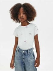 Calvin Klein Sada dvou holčičích triček v bílé a černé barvě Calvin Klein Jeans 116