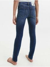 Calvin Klein Tmavě modré holčičí skinny fit džíny Calvin Klein Jeans 140