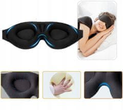 Medi Sleep Čelenka, 3D páska na oči na spaní, cestování profes