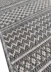 4sleep Kusový koberec ZARA 12 šedý oboustranný Šedá ZARA 20/20/150 80x150 Do 0,9cm Jednobarevný