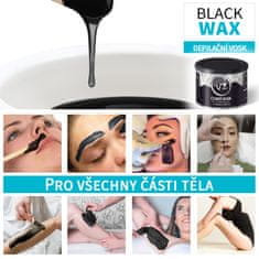 VivoVita BLACK WAX – depilační vosk v balení XXL (400 ml)