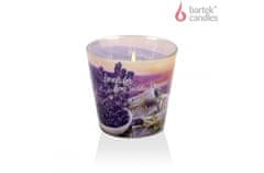 Bartek Parfemovaná svíčka ve skle LAVENDER SOAP - homemade lavender soap from sunny Provance 115g