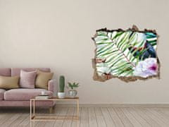 Wallmuralia Díra 3D foto tapeta nálepka Tukan tropy 95x64 cm
