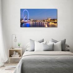 Wallmuralia Fotoobraz na skle Londoy Eye Londýn 100x50 cm 2 úchytky