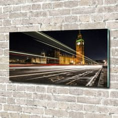 Wallmuralia Foto obraz skleněný horizontální Big Ben Londýn 100x50 cm 2 úchytky