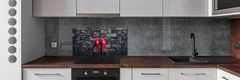 Wallmuralia Panel do kuchyně Červené podpadky 100x50 cm