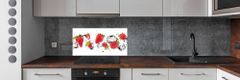 Wallmuralia Panel do kuchyně Jahody a voda 100x50 cm