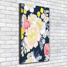 Wallmuralia Foto-obraz canvas do obýváku Kytice květin 50x100 cm