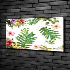 Wallmuralia Foto obraz canvas Květinový vzor 100x50 cm